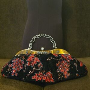 Vintage Style Beaded Clutch